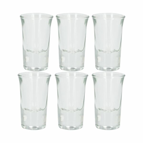 Set De Copas Trago Corto Barman 6  Piezas CRISTAR 0630EL6LIV - Imagen 2