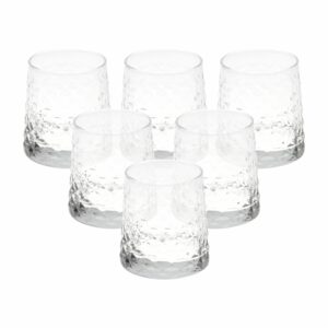 Set De Vasos Cairo Rocks 6X384Ml CRISTAR 0921CL6