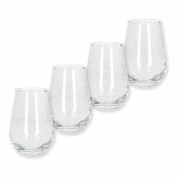 Set De Vasos Sicilia Bebidas 4  Piezas 458 Ml CRISTAR 0761EL4SKY - Imagen 2