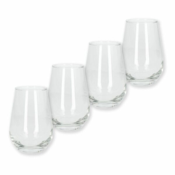 Set De Vasos Sicilia Bebidas 4  Piezas 458 Ml CRISTAR 0761EL4SKY - Imagen 2