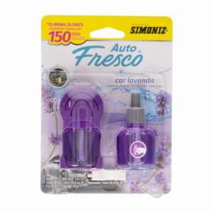 Ambientador Para Auto Fragancia Lavanda + Repuesto SIMONIZ 10 Ml