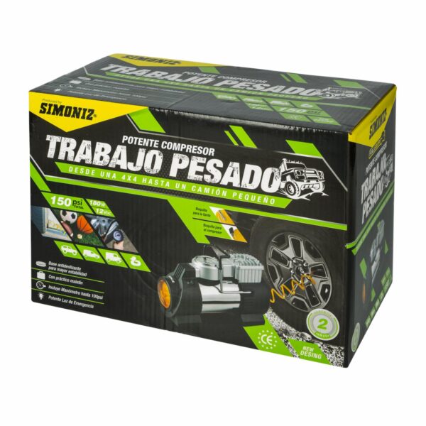 Compresor De Aire Trabajo Pesado SIMONIZ 150 PSI - Imagen 3