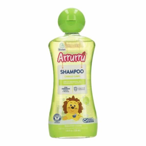 Shampoo Capilar Para Cabello Claro Para Niños ARRURRÚ 220 Ml - Imagen 2