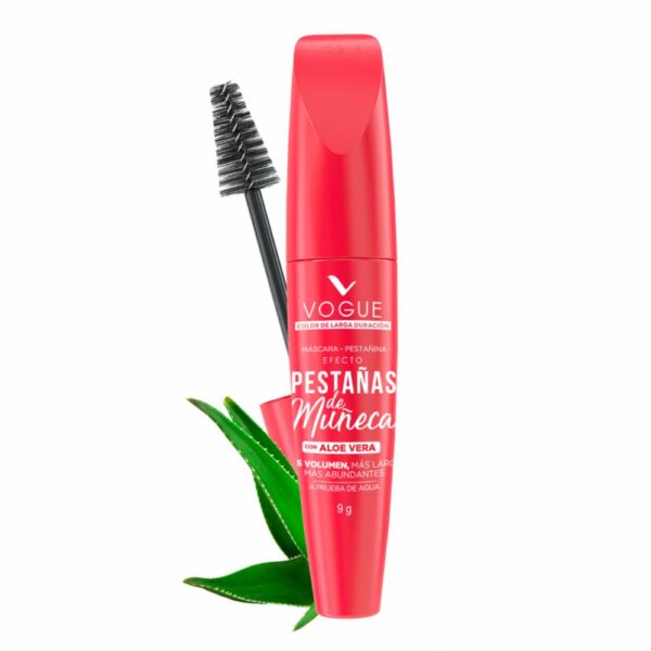 Máscara de Pestañas De Muñeca A Prueba De Agua Negro VOGUE 9 G - Imagen 5