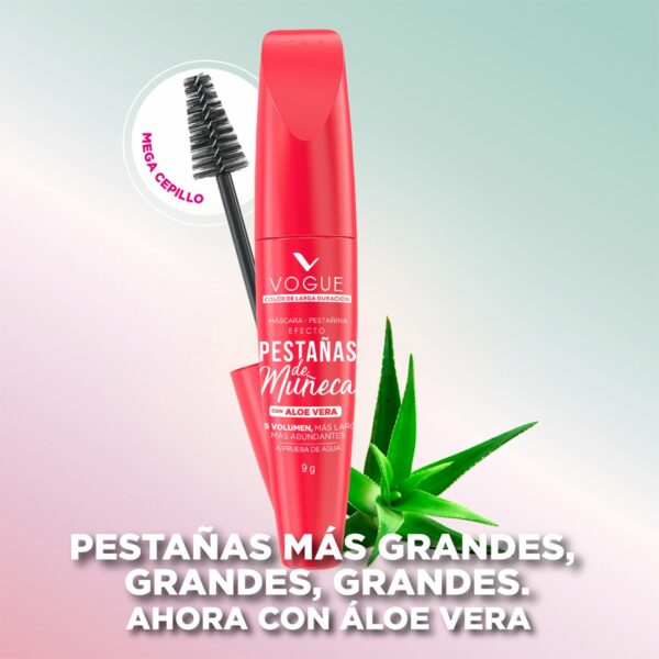 Máscara de Pestañas De Muñeca A Prueba De Agua Negro VOGUE 9 G - Imagen 13