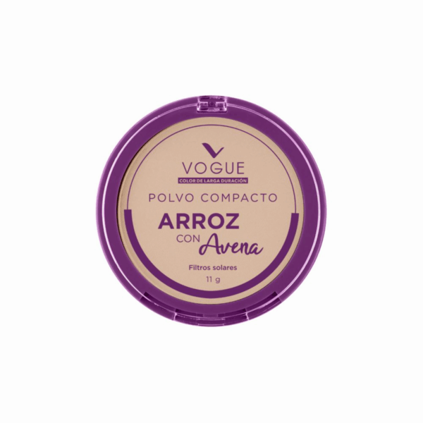 Polvo Compacto De Arroz Tono Porcelana VOGUE - Imagen 2