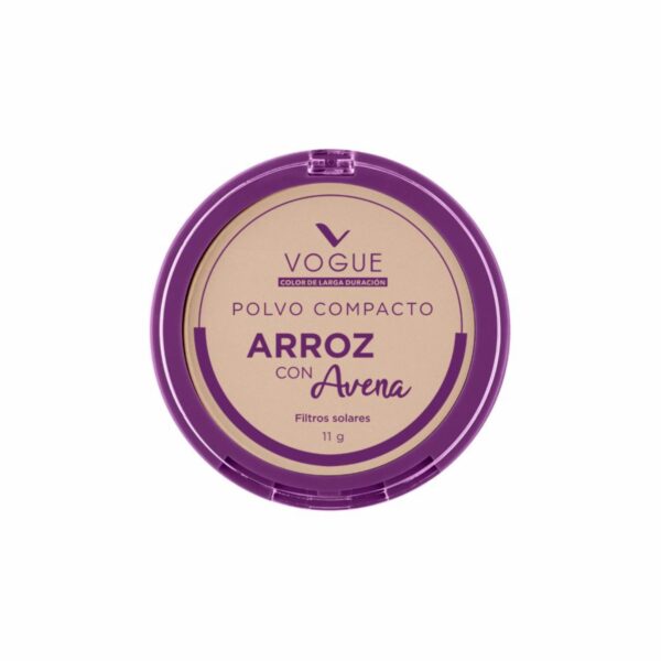 Polvo Compacto De Arroz Tono Porcelana VOGUE