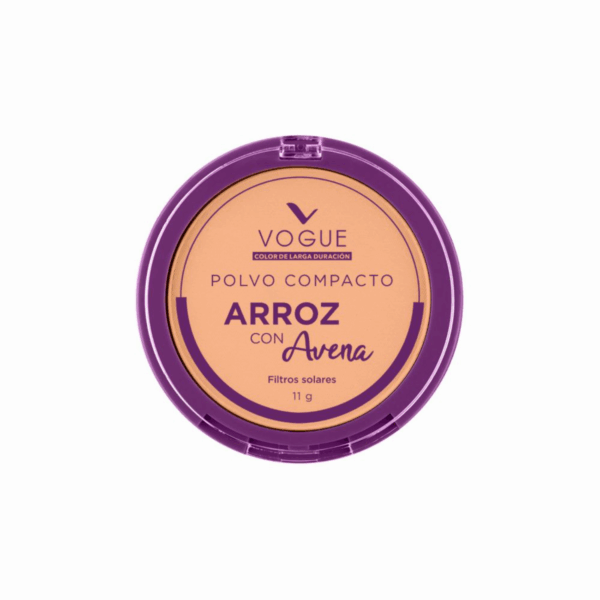 Polvo Compacto De Arroz Almendra VOGUE Unidad - Imagen 2
