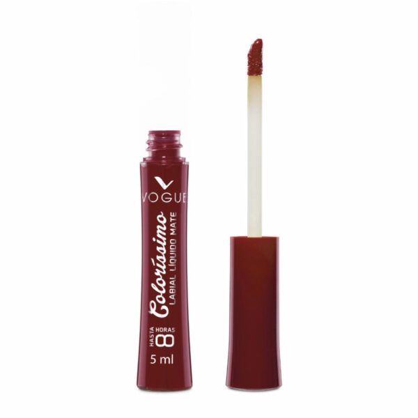Labial Líquido Colorissimo Tono Carmín VOGUE - Imagen 5