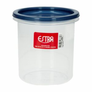 Recipiente Plus Redondo Azul ESTRA 1 Litro