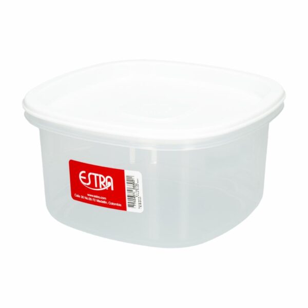 Repostero Plus Cuadrado Blanco ESTRA 1,5 Litros