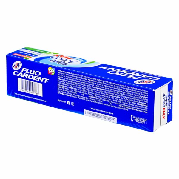 Crema Dental Triple Acción Max FLUO CARDENT 150 Ml - Imagen 2