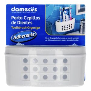 Porta Cepillos De Dientes Adherente DAMECOS Unidad