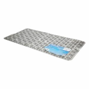 Tapete Antideslizante De Pies Gris DAMECOS 62 X 32 Cm