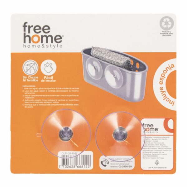 Organizador Para Lavaplatos Adherente FREE HOME Unidad - Imagen 2