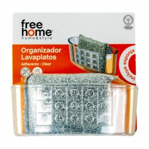 Porta Esponja Adherente Para Lavaplatos FREE HOME 2 Piezas