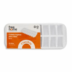 Cubeta Para Hielo Flexible Inglesa FREE HOME 16 Hielos
