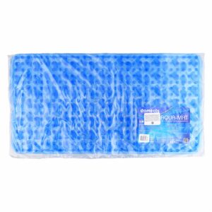 Tapete Antideslizante De Pies Azul DAMECOS 62 X 32 Cm
