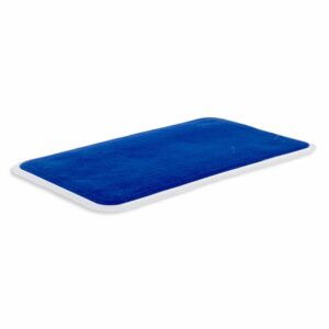 Tapete Salida Ducha Antideslizante Azul DAMECOS 54 X 32 Cm