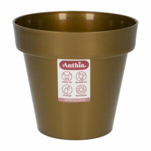 Maceta Diseño Milán 14Cms Bronce FERCON Unidad