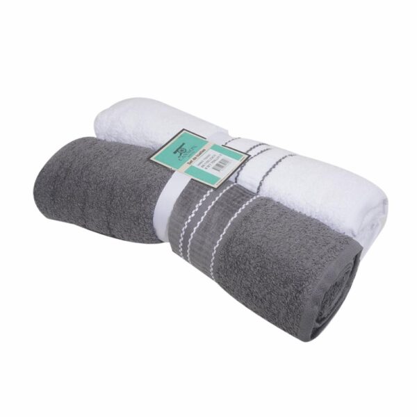 Set De Toallas De Baño Amirach CANNON 2 Piezas