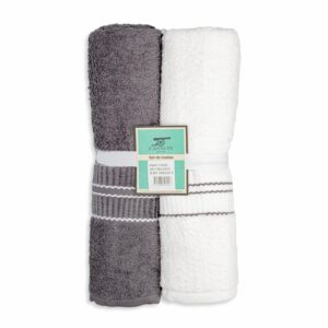 Set De Toallas De Baño Amirach CANNON 2 Piezas