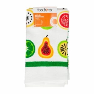 Toallas De Cocina Monti Estampado Freys FREE HOME X 3 Uds