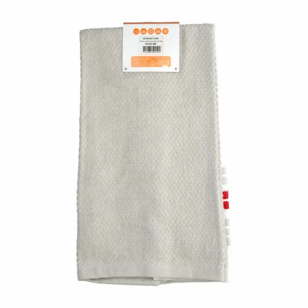 Toallas De Cocina Chef Blanco Con Gris FREE HOME X 2 Uds - Imagen 2