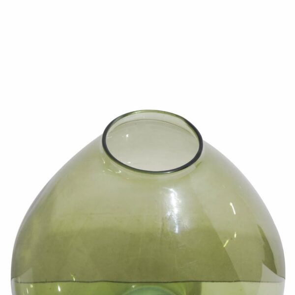 Florero Decorativo Rombo Bonaire Verde Militar OTUN Mediano - Imagen 2