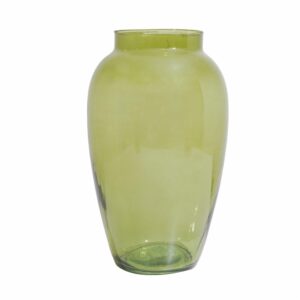 Florero Decorativo Margarita Bonaire Verde Militar OTÚN Mediano