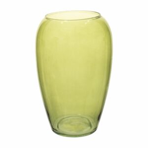 Florero Decorativo Margarita S/Cuello Bonaire Verde Militar OTÚN Mediano