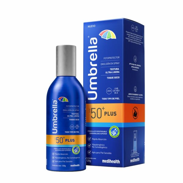 Protector Solar Plus Spf 50+ En Spray UMBRELLA 120 G - Imagen 4