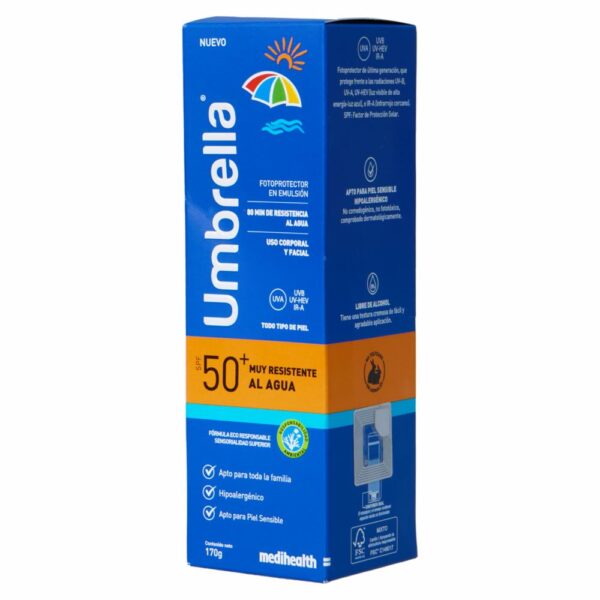 Protector Solar Resistente Al Agua Spf 50+ UMBRELLA 170 G
