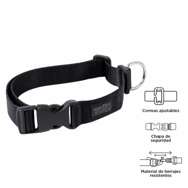 Collar De Mascota Ajustable Mylu TOTTO PET´S Talla Mediano - Imagen 4