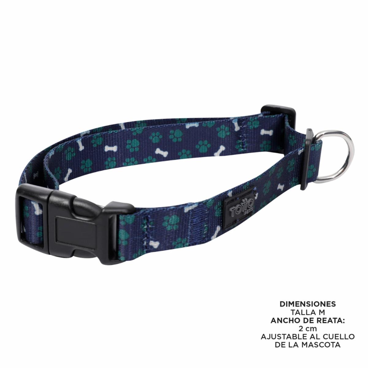 Collar De Mascota Ajustable Mylu TOTTO PET´S Talla Mediano