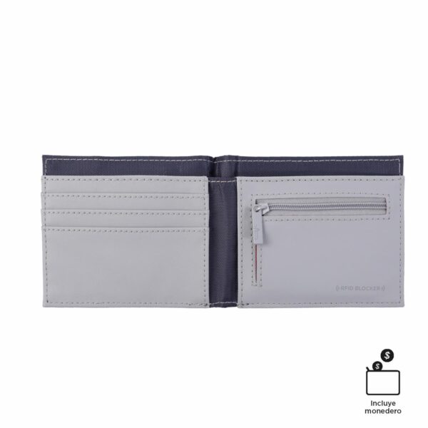 Billetera De Hombre Azul TOTTO Halvo - Imagen 4