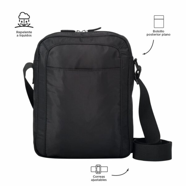 Bolso Para Hombre Negro TOTTO Bayonne - Imagen 3