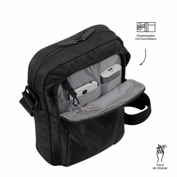 Bolso Para Hombre Negro TOTTO Bayonne - Imagen 4