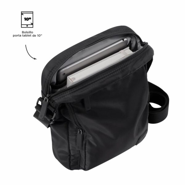 Bolso Para Hombre Negro TOTTO Bayonne - Imagen 5