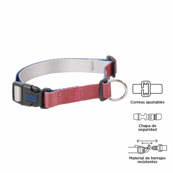 Collar De Mascota Ajustable Mylu TOTTO PET´S Talla Mediano - Imagen 4