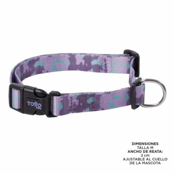Collar De Mascota Ajustable Mylu TOTTO PET´S Talla Mediano - Imagen 4