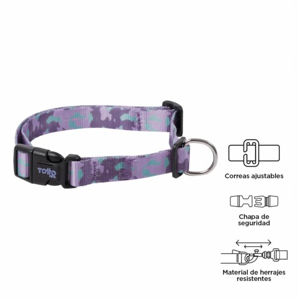 Collar De Mascota Ajustable Mylu TOTTO PET´S Talla Mediano - Imagen 5