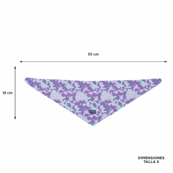 Pañuelo De Mascota Color Menta Doble Faz Reversible TOTTO PET´S Talla Pequeño - Imagen 4