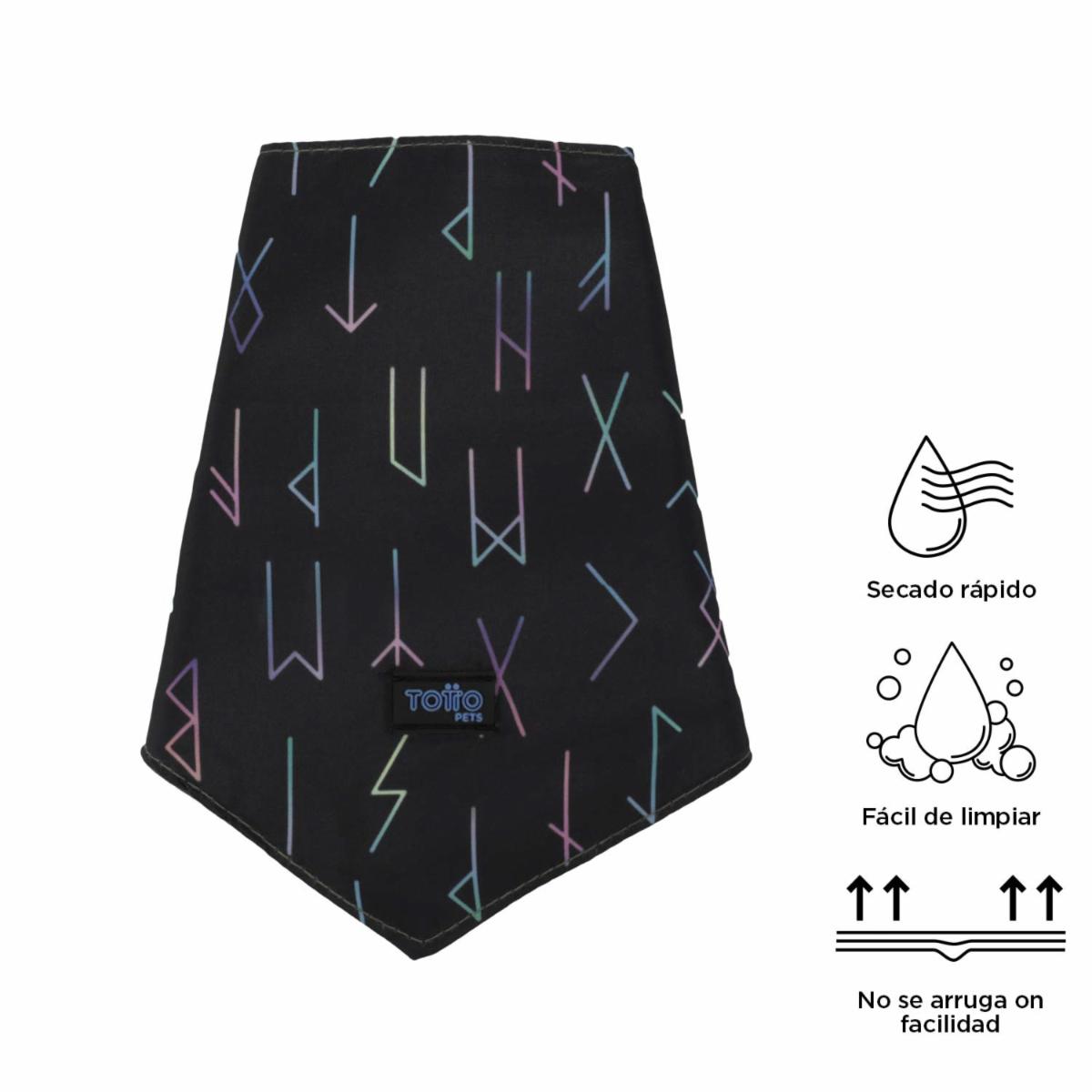 Pañuelo De Mascota Color Menta Doble Faz Reversible TOTTO PET´S Talla Pequeño
