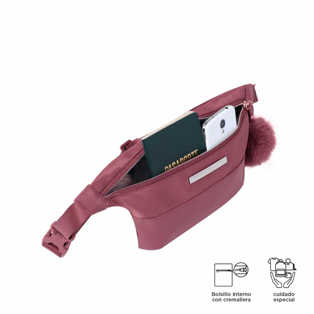 Canguro De Mujer Rosado TOTTO Adelaide - Imagen 2