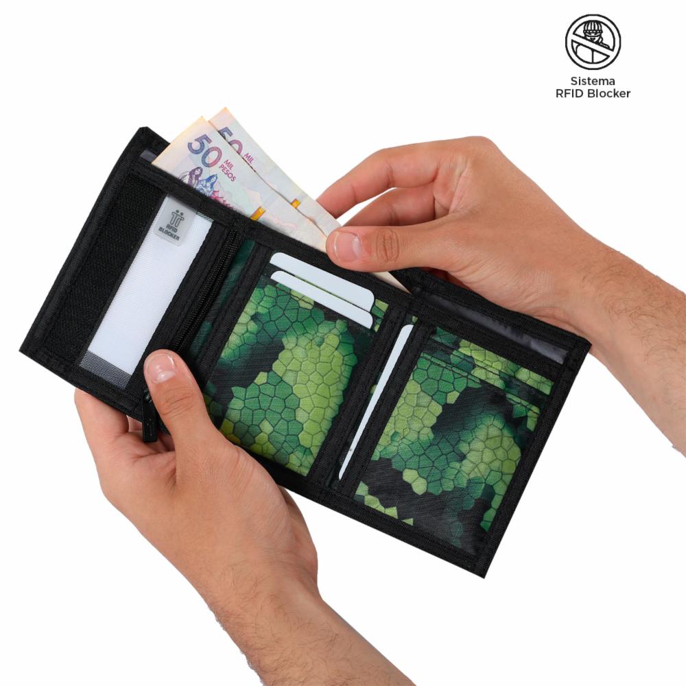 Billetera De Hombre Verde TOTTO Tojal - Imagen 3