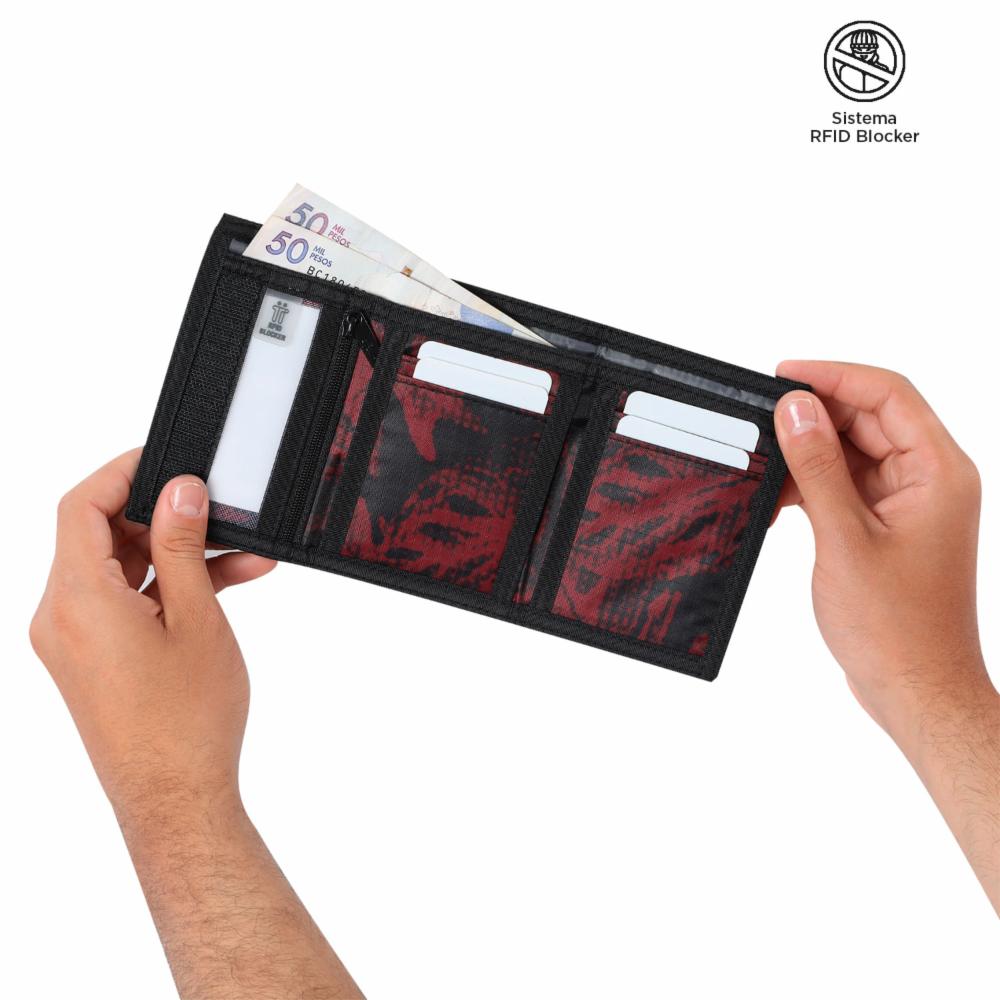 Billetera De Hombre Rojo TOTTO Tojal - Imagen 3