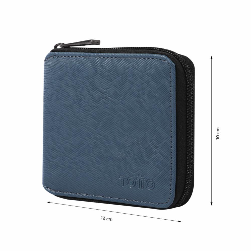 Billetera De Hombre Gris TOTTO Dunna - Imagen 2