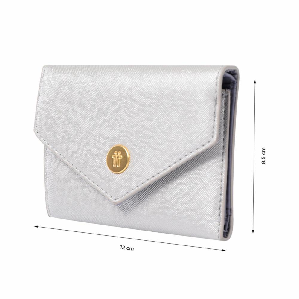 Billetera De Mujer Gris TOTTO Neysa - Imagen 2