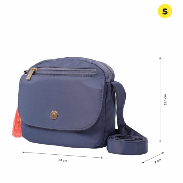 Bolso Para Mujer Gris TOTTO Corneana - Imagen 3